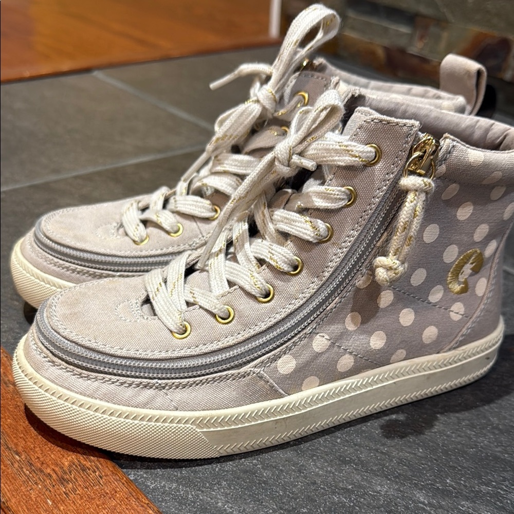 Polka Dot High-Top Kids Billy shoes